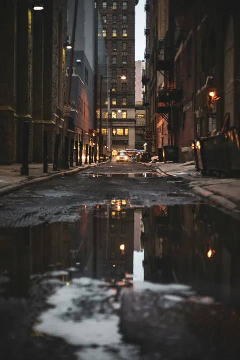 Historic cobblestone street in Old City